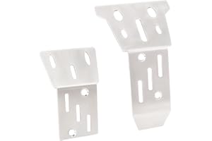 JOYSOG per Arrma 1/14 Mojave GROM RC Telaio Armatura Piastra di Guardia, Acciaio Inox Anteriore Posteriore Telaio Armatura Piastra di Protezione Skid Plate Parti di Aggiornamento