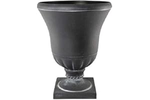 FARGRO Tall Urn Planter with Slate Finish 58cm Tall x 40cm Wide