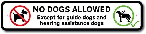 NO DOGS SIGN, No Dogs Allowed Sign, Playground Sign, Guide Dogs Outdoor Sign-60cm