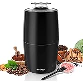 KYG Electric Coffee Grinder 300 W Motor 70 g Capacity Electric Propeller Mills Safety Lock with 304 Stainless Steel Blade and