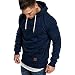 Produktbild LANSKIRT Herren Shirt Unisex Pullover Street Windbreaker Sweatshirt Weihnachten Langarm Top Herbst Fun Hoodie Männer Hoodie Jcopinn Unterhemd Noos Hoodie Cartoon Sweatshirt (M, Marine)