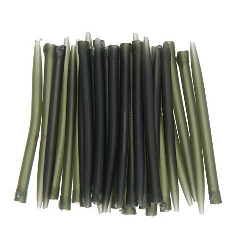 Demiawaking 30pcs Anti Tangle Sleeves Connect with Hook Carp Fishing Tackle by Demiawaking