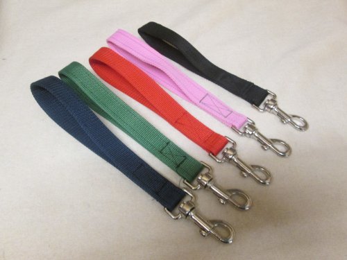 Heavy-Duty-25mm-Wide-Pink-dog-lead-hand-loop-traffic-short-full-control-training-lead