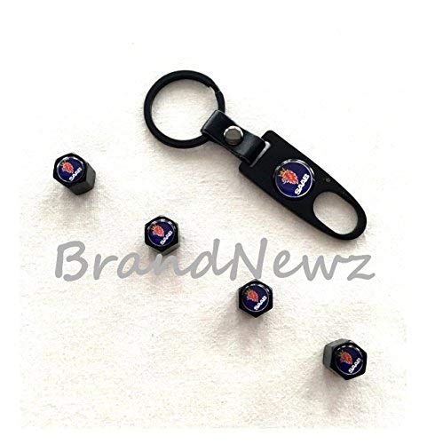 TAPAS PARA VÁLVULAS DE NEUMÁTICOS (4 UNIDADES, INCLUYE LLAVERO CON HERRAMIENTA), DISEÑO CON EL LOGO DE VW