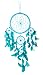 Produktbild 70cm x 21cm Dreamcatcher Türkis Traumfänger Türkise Federn Gute Träume Indianer