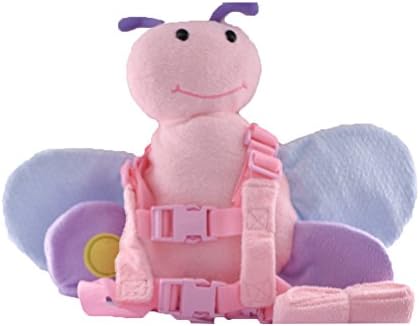 Berhapy 2 in 1 Bee Toddler Cartoon Animal Backpack Baby Safety Harness with Leash Strap for Children’s Walking (Blue)