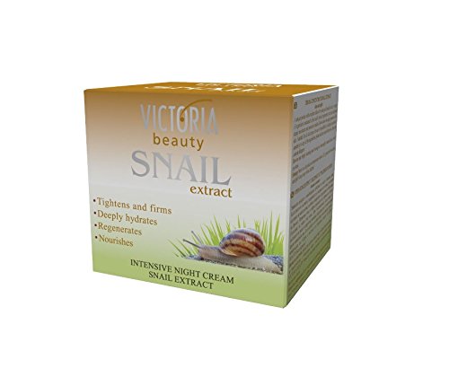 Snail Extract Intensive Night Face Cream - Tightens and firms. Deeply hydrates. Regenerates and nourishes. 50ml