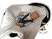 Newborn Cosy Fleece Swaddle Wrap Blanket for CAR SEAT Sleeping Bag birthday GIFT (Cream White)