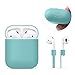 Price comparison product image AirPods Case Protective, FRTMA Silicone Skin Case with Sport Strap for Apple AirPods (Ice Sea Blue)
