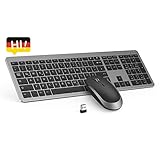 ⚡ 2.4G Stabile Verbindung - Diese Tastatur und Maus gleich per USB an Notebook eingesteckt. Tastatur auf 