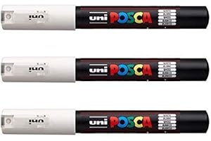 Posca Zestaw 3 markerów PC-1M Uni-Ball (pełny asortyment 22 dostępnych kolorów)