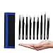 Price comparison product image Karrong Tweezers Set Anti-Static Stainless Steel Precise ESD Tweezers for Straight Bent Repair Tool for Electronics, Jewelry Making, Laboratory, Industry