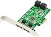 Produktbild Dawicontrol DC-624E Retail RAID-Kontroller (2X PCI-e, 4-Kanal, SATA III, RAID 0/1/5/10)