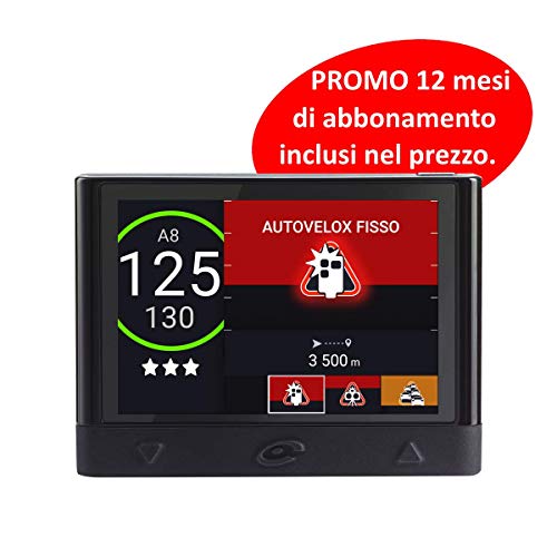 Coyote - Boîtier Coyote Mini pour l'Italie - Assistant d'Aide à la Conduite - Avertisseur Dépassement Vitesse - Alertes Dangers, Trafic et Perturbations en Temps Réel - Viable Uniquement en Italie