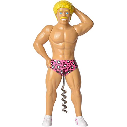 Wahou 36-1F-013 Tire-bouchon Homme blond Steeve Beige jaune et rose Métal et plastique H20 x 4 x 11 cm