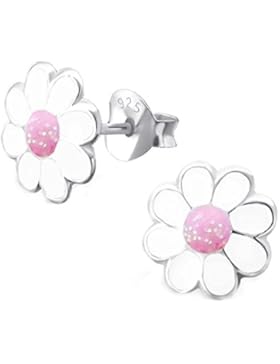 SL-Silver Kinder Ohrringe Gänseblümchen 925 Silber in Geschenkbox