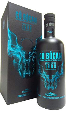 Tomatin Cù Bòcan Cask Strength Limited Edition Whisky mit Geschenkverpackung 1988 (1 x 0.7 l)