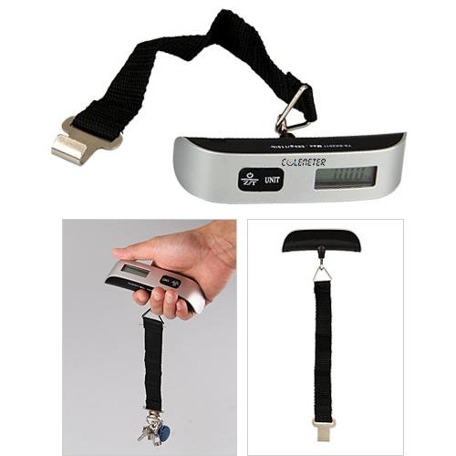 Ecloud Shop Digital Kofferwaage Waage Handwaage Gepäckwaage Thermometer 50kg/50g - 3