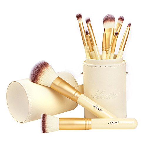 Make Up Brushes, Matto 10-Piece Professional Makeup Brush Set Make-up Kits with Cosmetics Brushes Holder