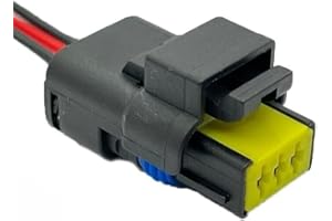 PA PRODUCTS FUEL RAIL PRESSURE SENSOR WIRING LOOM CONNECTOR 3 PIN FOR 55PP06-03 1920GW HDI