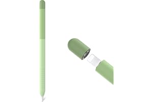 Delidigi Cover for Apple Pencil 1st Generation, Gradient Color Silicone Case Sleeve Grip Accessories Compatible with Apple Pencil 1st Gen(Gradient Green)