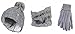 Produktbild HEAT HOLDERS Damen Wärme Thermal Warm Hat, Nackenwärmer (one size) & Handschuhe (Größe M/L) Matching Set (Pom Pom Hat, Neck Warmer, Gloves (M/L) GREY)