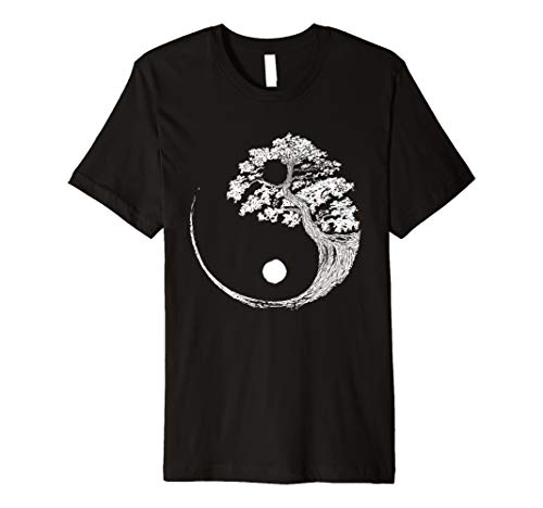 Yin Yang Bonsai Tree Japanese Buddhist Zen T-Shirt T-Shirt