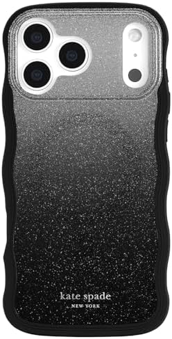 Kate Spade New York Custodia per iPhone 17 Pro Max - Compatibile con MagSafe - Custodia per telefono di design - Wavy Nightfall