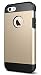 Produktbild iPhone SE Hülle, Spigen® [Tough Armor] Extrem Fallschutz [Champagne Gold] Doppelte Schutzschicht Stoßabweisende Handyhülle Silikon TPU Innenteil + Polykarbonat Außenteil Stoßfest Schutzhülle für iPhone SE, iPhone 5, iPhone 5S Case Cover - Champagne Gold (SGP10584)