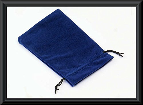 5 Stück XXL Samtbeutel BANGKOK VI dunkelblau 12,5 x 16 cm – Beutel aus Samt Velours Velourssamt Veloursstoff Stoffbeutel Stoffsäckchen Geschenkbeutel Verpackungsbeutel Geschenkverpackung Schmuckverpackung Veloursbeutel Schmuckbeutel Samtsäckchen Samttasche Samttäschchen Schmucketui Etui - 2