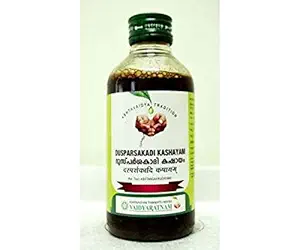 Vaidyaratnam Dusparsakadi Kashayam 200ml with Free Pachak Methi