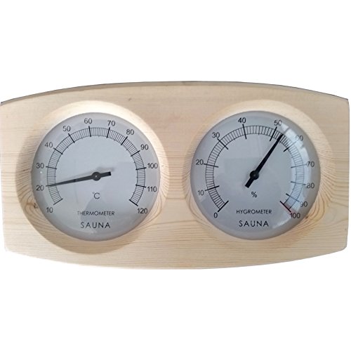 Preisvergleich Produktbild Sauna Thermometer Hygrometer ANNA MODERN Saunazubehör Klimamesser