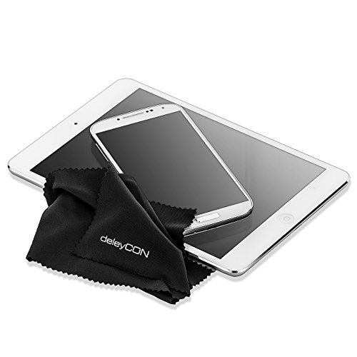 deleyCON PREMIUM Mikrofaser Reinigungstücher – 3 Stück – 19x20cm – Reinigung von Brillen, Kamera-Objektiven, Smartphones, Tablets, Displays - 6
