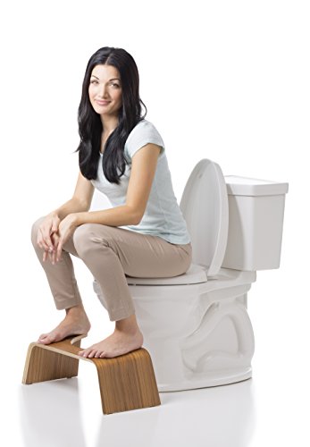 Squatty Potty Slim With Teak Finish Toilet Stool (9 inches) - 5