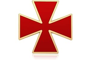 BOBIJOO JEWELRY - Pins Ordre des Templiers Croix Rouge Pattée Chevaliers Croisade Symbole Pin's