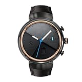 Asus ZenWatch 3 wi503q 1ldbr0001 (3,5 cm (1,39 pollici), AMOLED, 400 x 400 Qualcomm Snapdragon Wear 2100, 512 MB, 4 GB, Android Wear Bracciale in pelle) marrone scuro [importato da Germania]