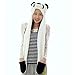 niceeshop(TM) Baby Kids 3 in 1 Combo Winter Accessories Soft Comfortable Plush Panda Animal Hat With Scarf & Mittens