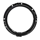 faros redondos 7 pulgadas Construcción ligera de acero inoxidable plateado.