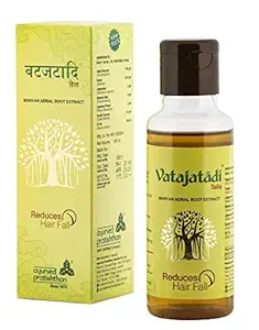 Ayurved Pratishthan Vatajatadi (Banyan Tree/Bargad) Ayurvedic Herbal Hair Oil for Men & Women | 200 ml