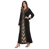 ❤Muslimische Damen Muslim Dubai kleider für Frauen islamischen Kleid Islamische Kleidung Muslim Kleid Abend Ball Kleider Lange Maxi Dress Abaya Maxikleid Lange Ärmel Frauen Muslim Kleidung Frauen Muslim Abaya Dubai Muslimische Kleid Kleidung Sommer Kleider Arab Arabisch Indien Türkisch Maxi Leinenkleid Mittelalter lang Kleider Damen Kaftan Tunika Kimono Kleid Langarm Wasserfall Knöchellang Kleid Frauen Muslim Langarm Chiffon Kaftan Islamischen Maxi Kleid muslimische Ramadan Kleider Gebet Kleid
