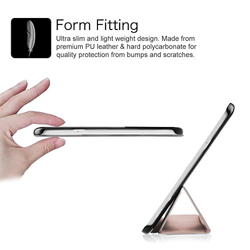 Fintie Samsung Galaxy Tab E 9.6 Hülle Case – Ultra Schlank Superleicht Ständer Smart Shell Cover Schutzhülle Etui Tasche für Samsung Galaxy Tab E T560N / T561N 24,3 cm (9,6 Zoll) Tablet-PC, Roségold - 5