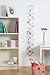Height Chart,Girls Height Chart,Flower,Girls Room