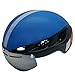 Produktbild Mountainbike-Helm Inlineskating-Helm Reithelm Kletterhelm CPSC-zertifizierter Helm Verstellbarer Komforthelm Herrenhelm Blau (Size : L)