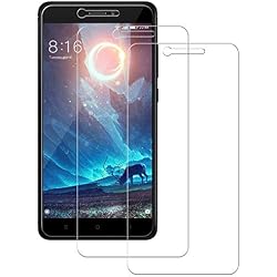 Cristal Templado Xiaomi Redmi Note 4/Note 4X, POOPHUNS 2-Unidades Protector de Pantalla Cristal Vidrio Templado Premium para Xiaomi Redmi Note 4/Note 4X 9H Vidrio No se despega uellas dactilares libre