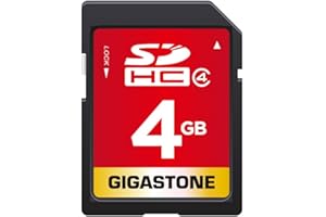 Gigastone 4GB High Speed SDHC Memory Card, Prime Series, Compatible with Photos, Videos, Music, Voice Files, Camcorder, Camera, PC, Class 4, with 1 Mini Case