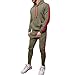 Produktbild Sannysis Herren Jogging Anzug Trainingsanzug Sweatshirt Hose Männer Herbst Winter Patchwork Hoodie Top Hosen Sets Schwarz Grau Rot Weiß Grün