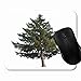 Produktbild Mauspad Stamm-grünes Kiefern-immergrüner Baum-weißes Weihnachten Rutschfeste Gummi Basis Mouse pad, Gaming und Office mauspad für Laptop, Computer PC 1H2032