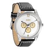 House of Marley Unisex-Armbanduhr Chronograph Quarz Uhr WM-FA005-IO Billet Leather IRON