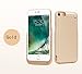 Price comparison product image DMA 10000mAh External Battery Backup Charger Case Portable Charging Cover For iPhone 7 / 6/ 6S Mobile phone Back Clip Power Bank Charger Case Built-In Lithium Polymer Rechargeable Battery + Click Stand + Protective Case + LED indicators (iPhone 6/6S, Gold)