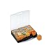 Produktbild arroweld Terry Bins Organizer Koffer Sortimentskasten Kunststoff Base schwarz Deckel transparent Doppel Verschluss 16 Saatschalen Abnehmbare Aufbewahrungsbox Griff Transport